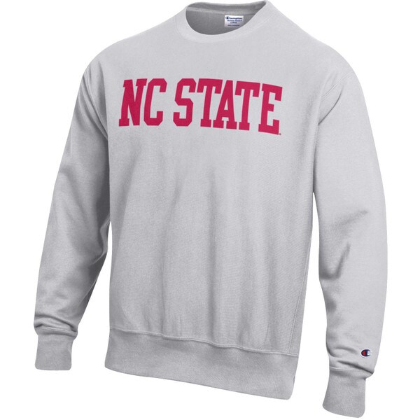 Silver Grey Reverse Weave Crewneck